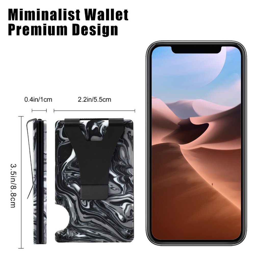 ✨✨XFBouti Upgraded Colored Men's Money Clip Minimalist Slim Wallet - Picture 2 of 7